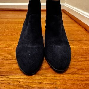 Sole Society Black Suede Ankle Booties